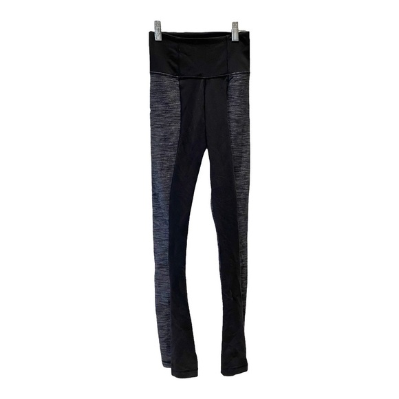 Lululemon Barre Pulse Pant Black Reversible Slub Denim Black size 2 W5976R - Picture 3 of 11